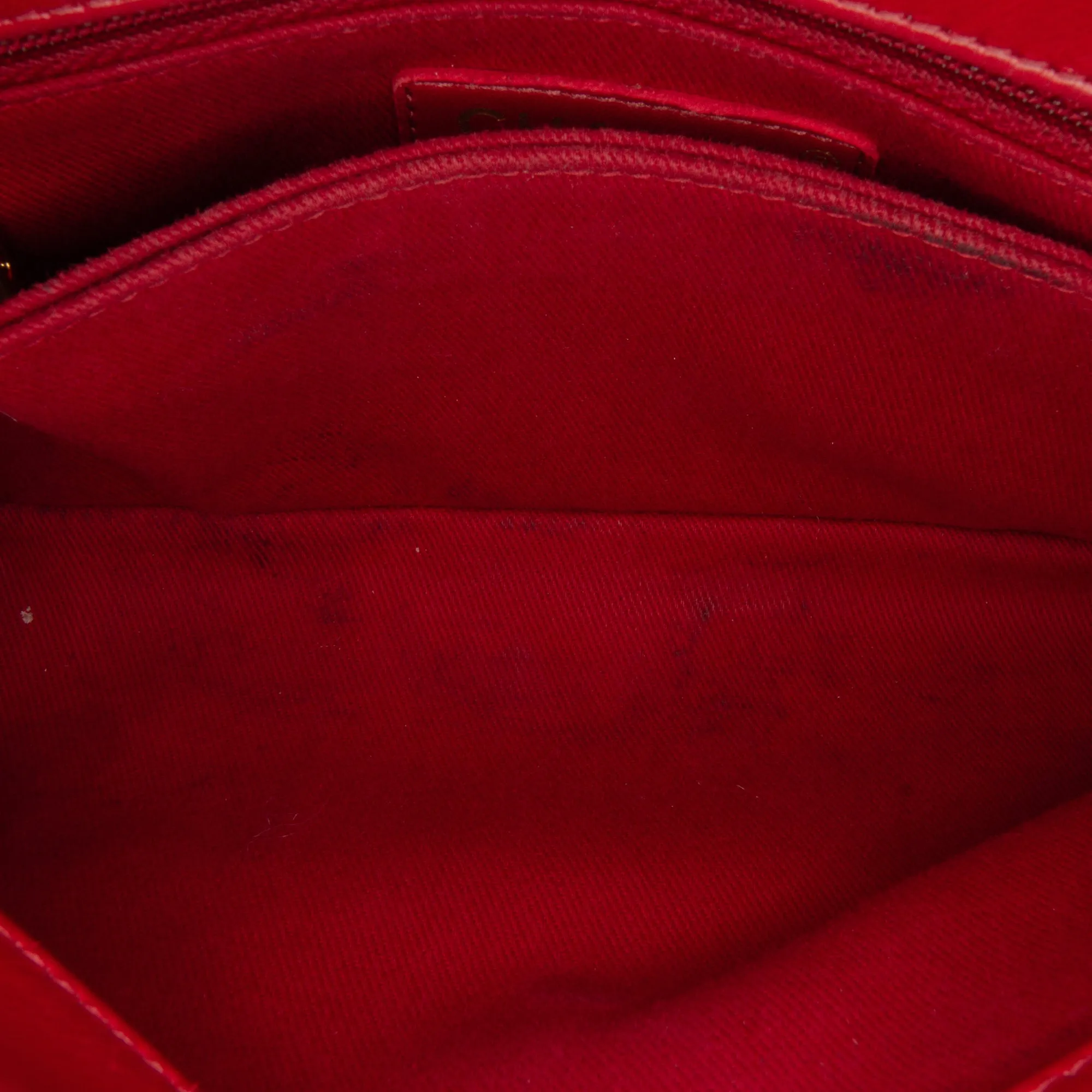 Small Lambskin Chevron Coco Top Handle Bag