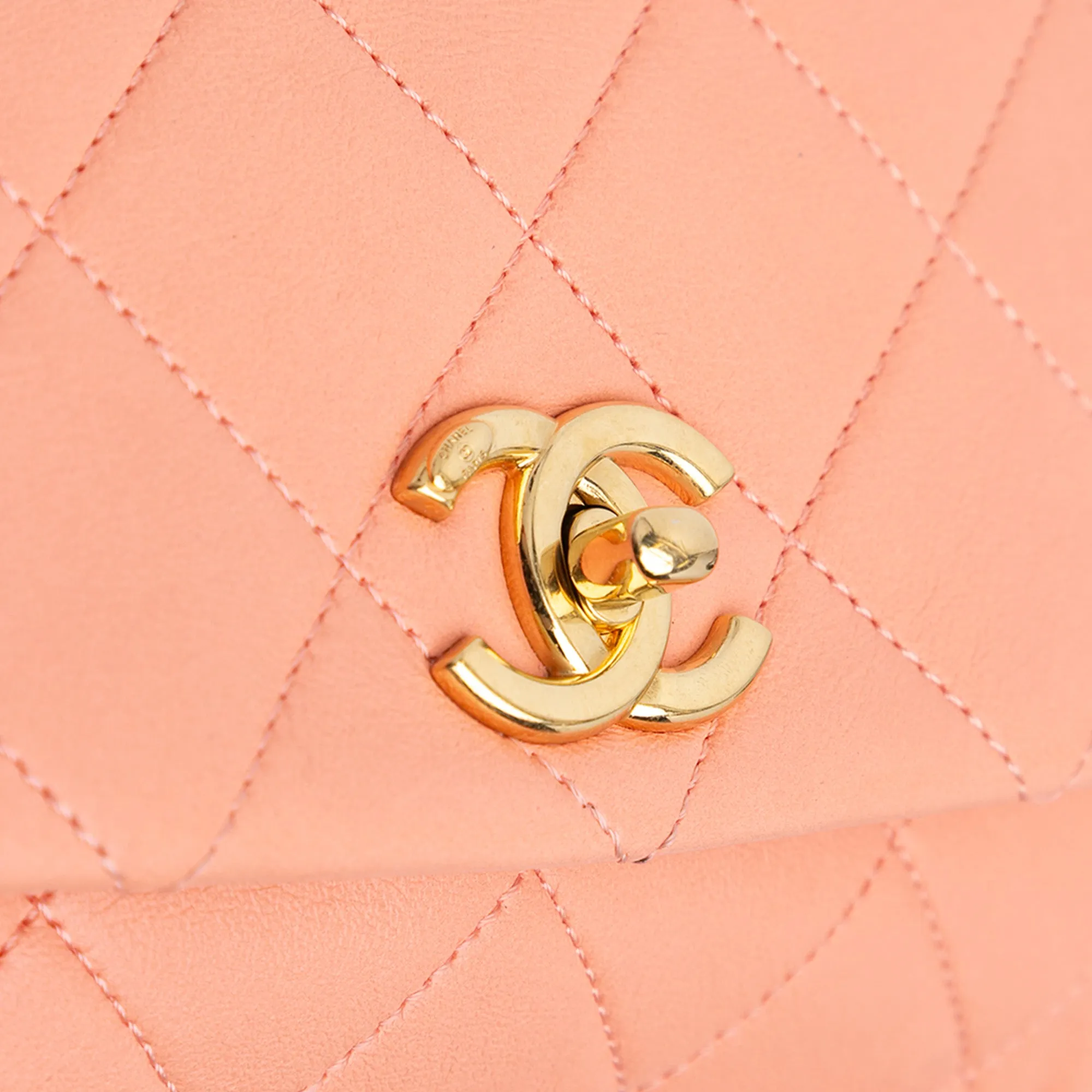 Small Lambskin Color Match Flap