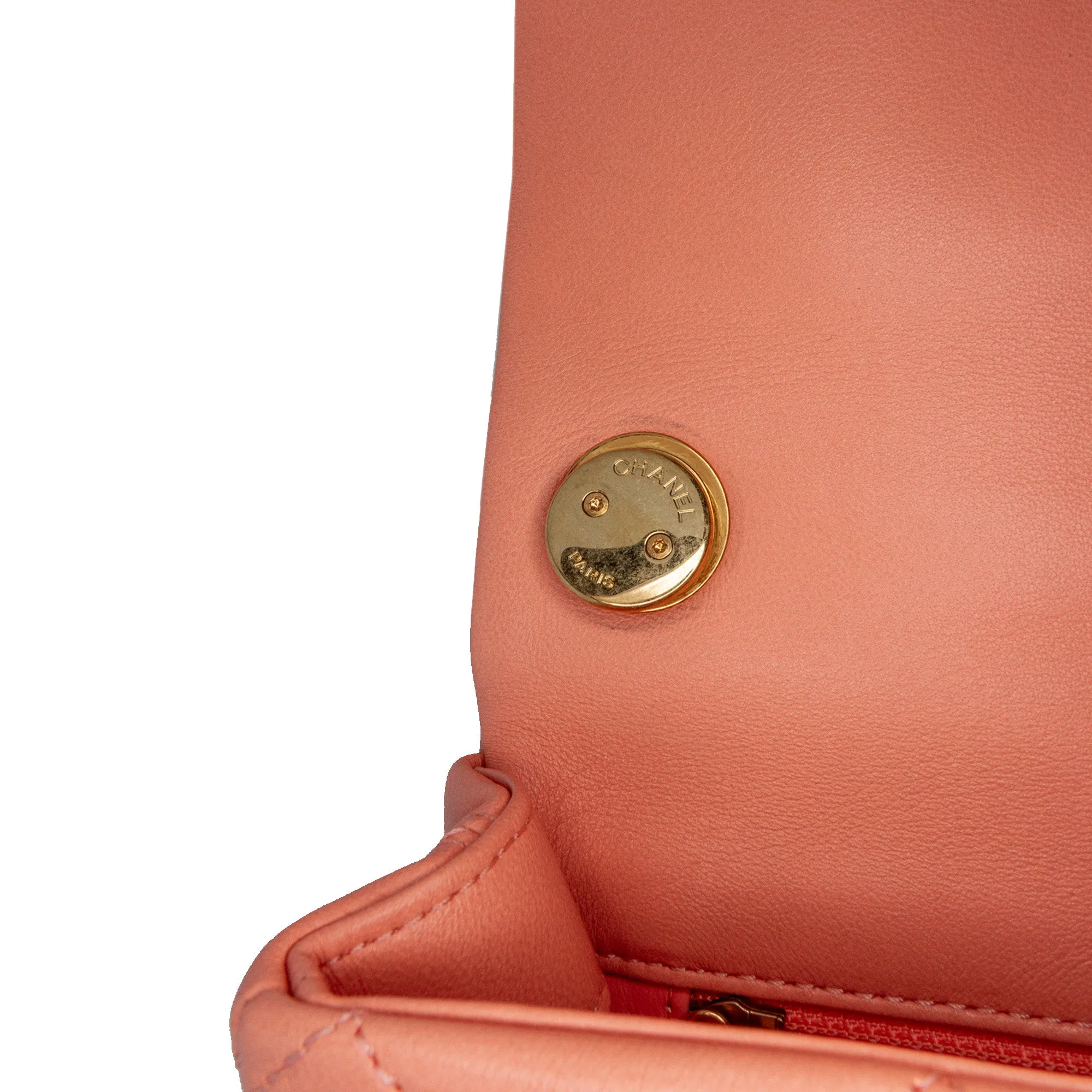 Small Lambskin Color Match Flap