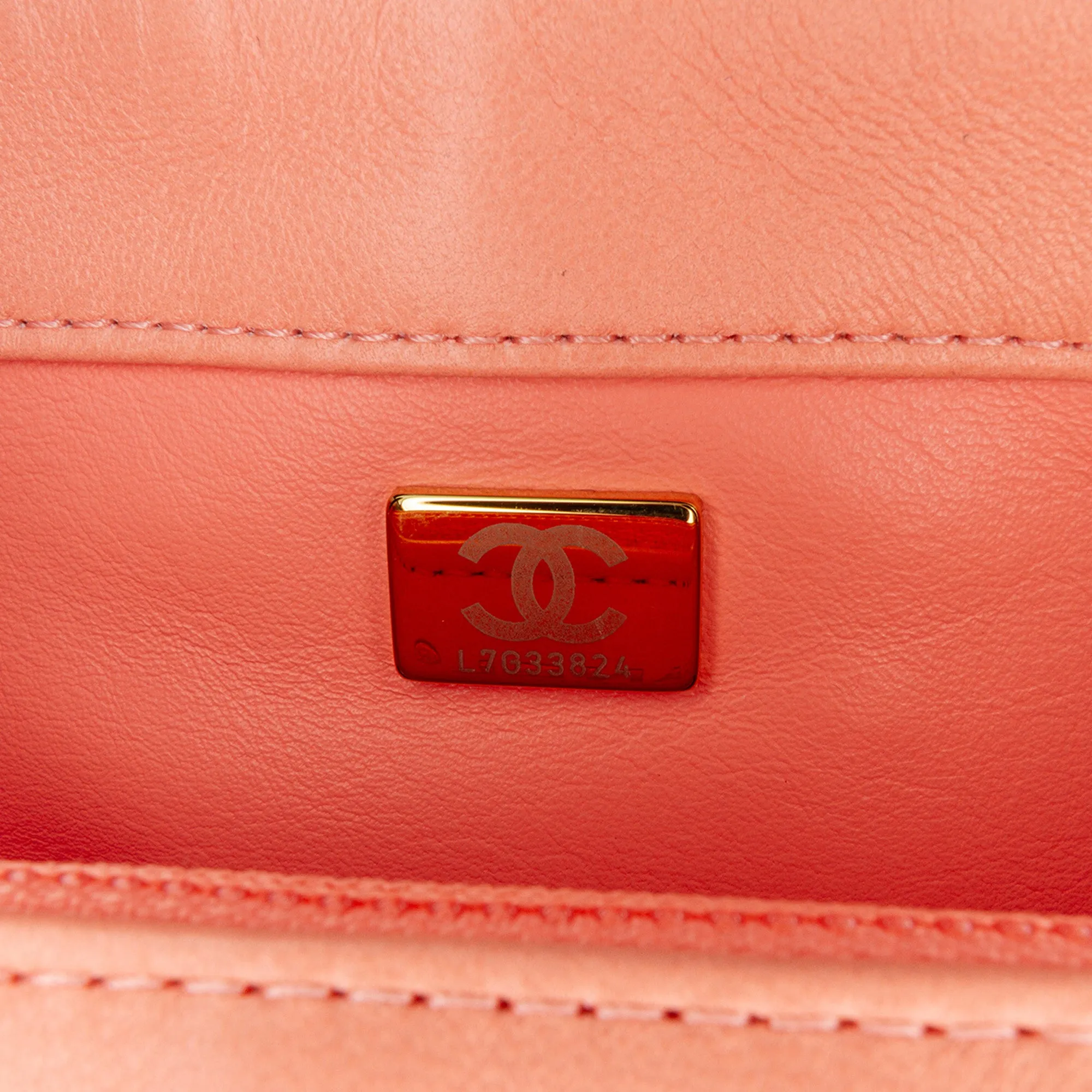 Small Lambskin Color Match Flap