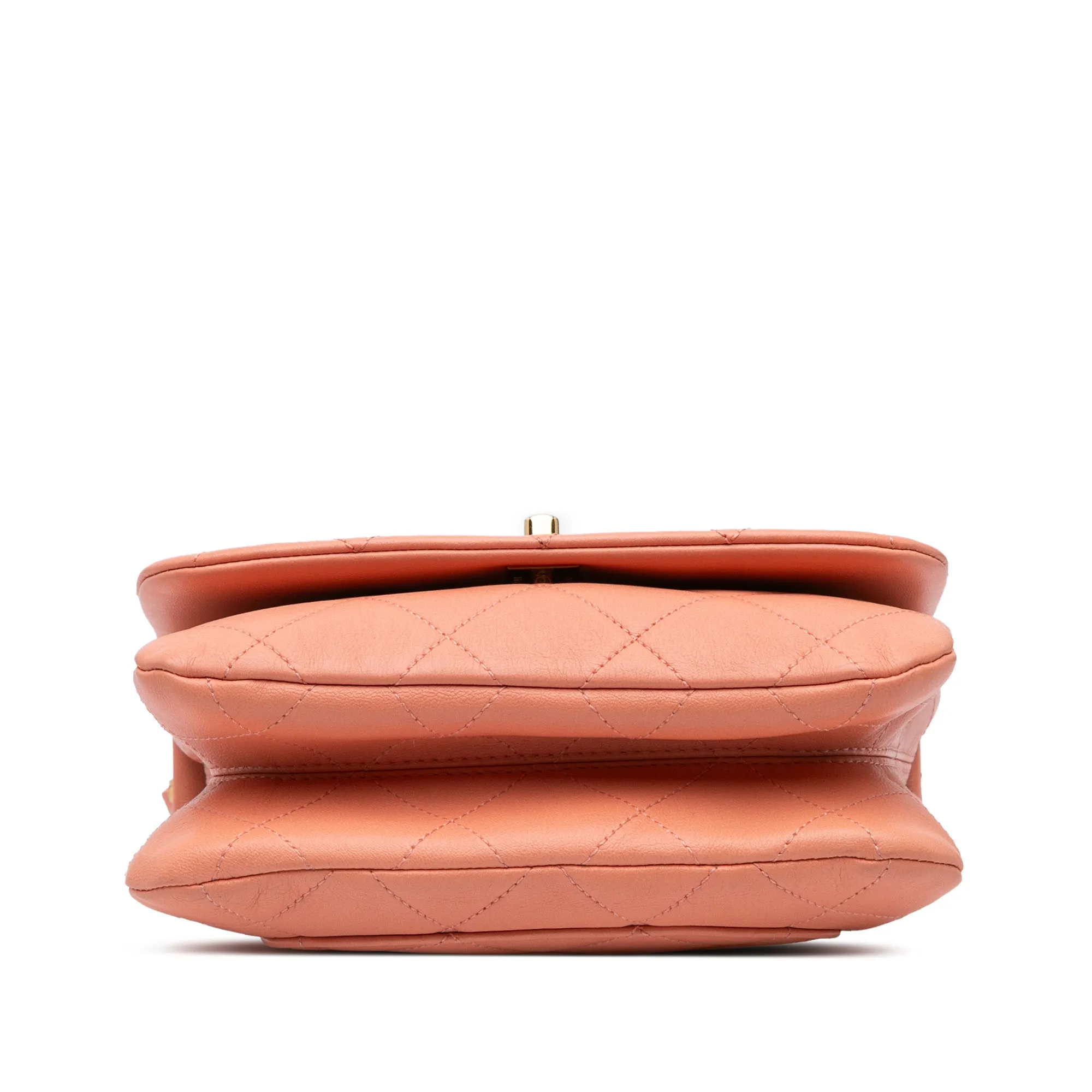 Small Lambskin Color Match Flap
