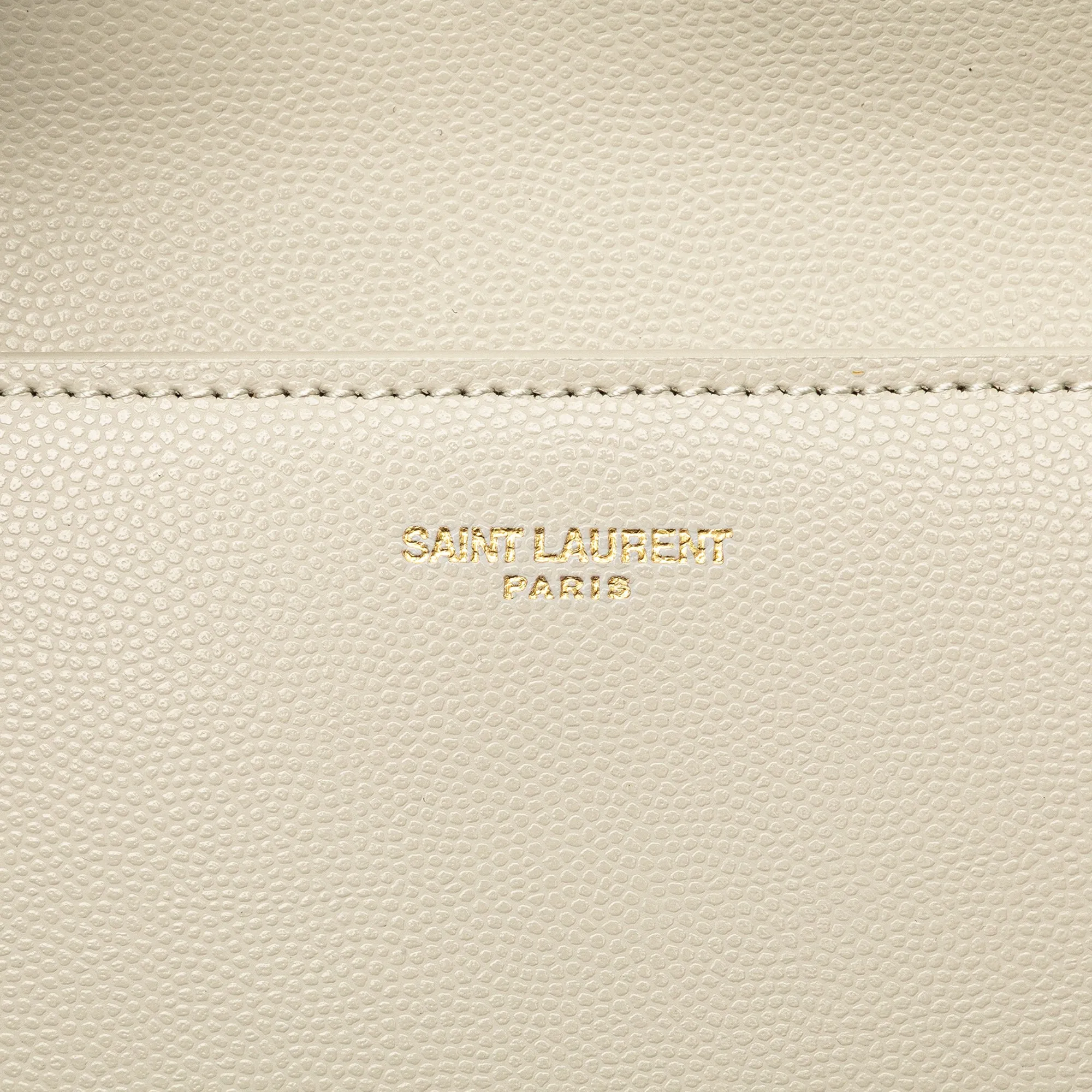 Small Leather Monogram Uptown Satchel