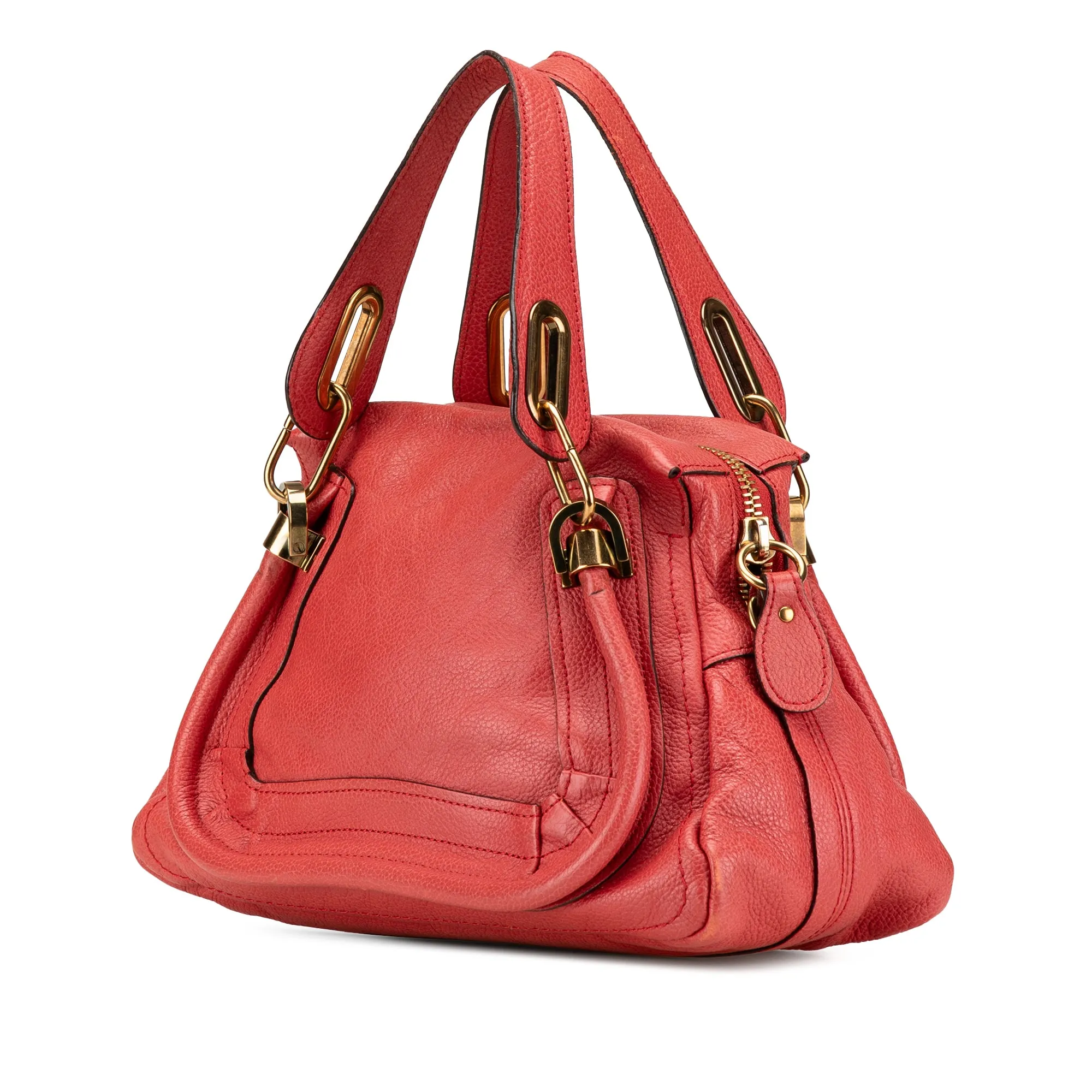 Small Leather Paraty Satchel