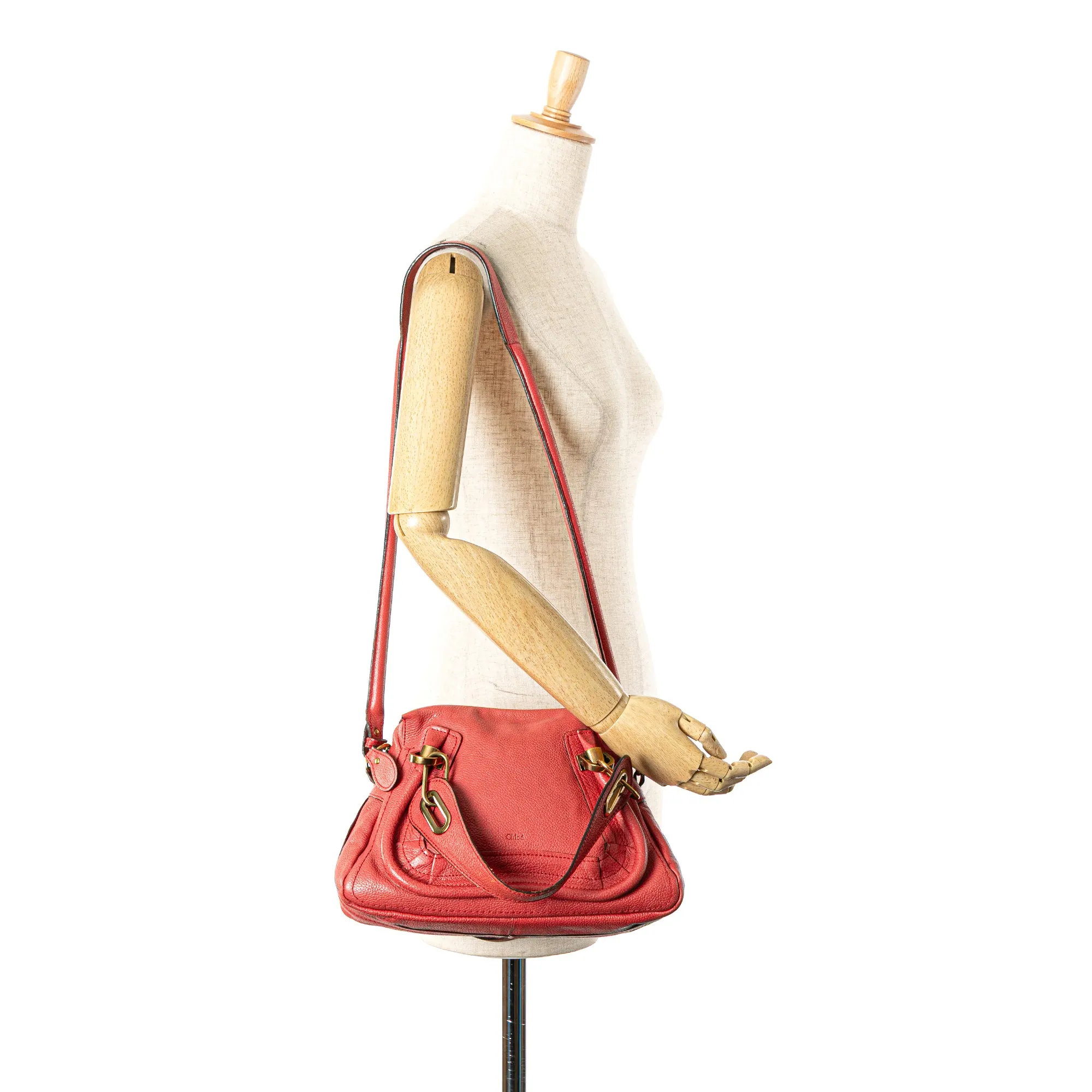 Small Leather Paraty Satchel