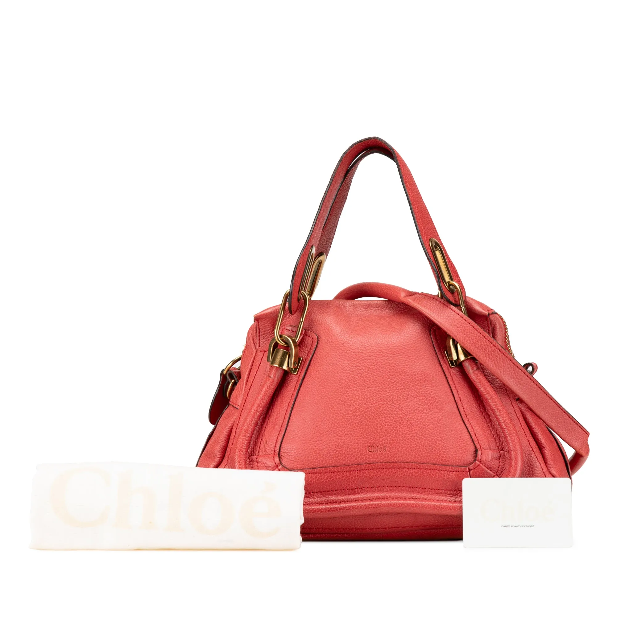 Small Leather Paraty Satchel
