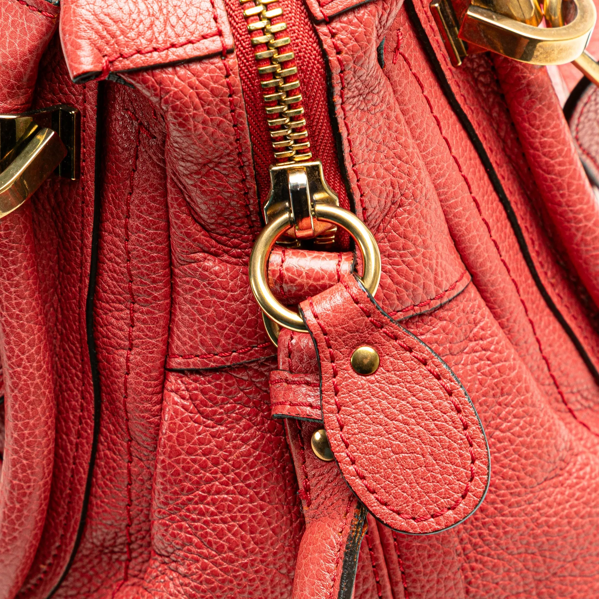 Small Leather Paraty Satchel