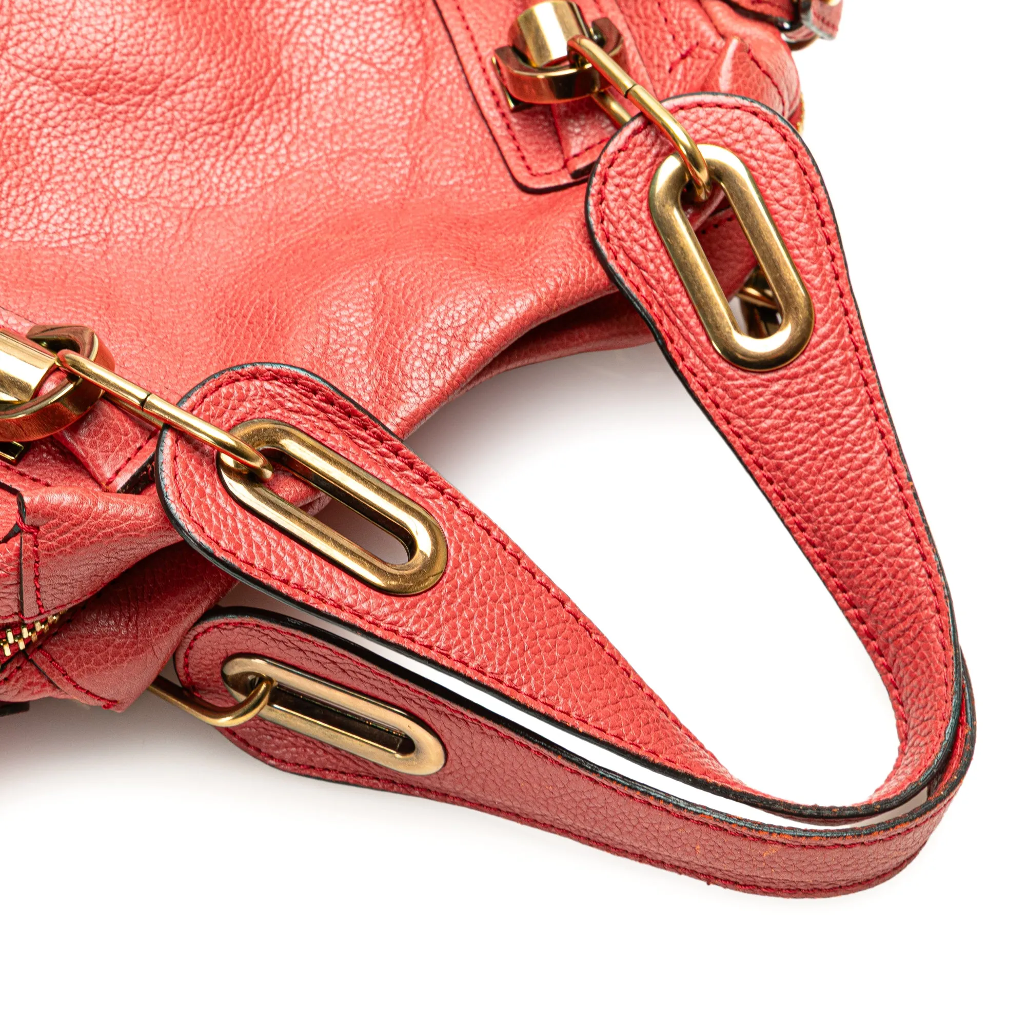 Small Leather Paraty Satchel