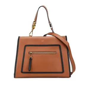 Small Leather Runaway Satchel