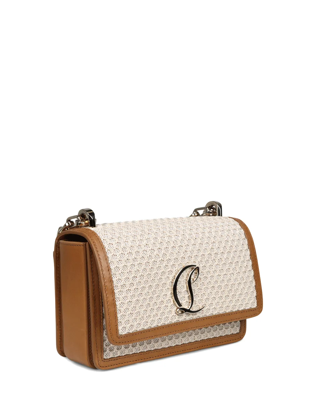 Small Loubi54 Canvas Crossbody Bag in Lionne