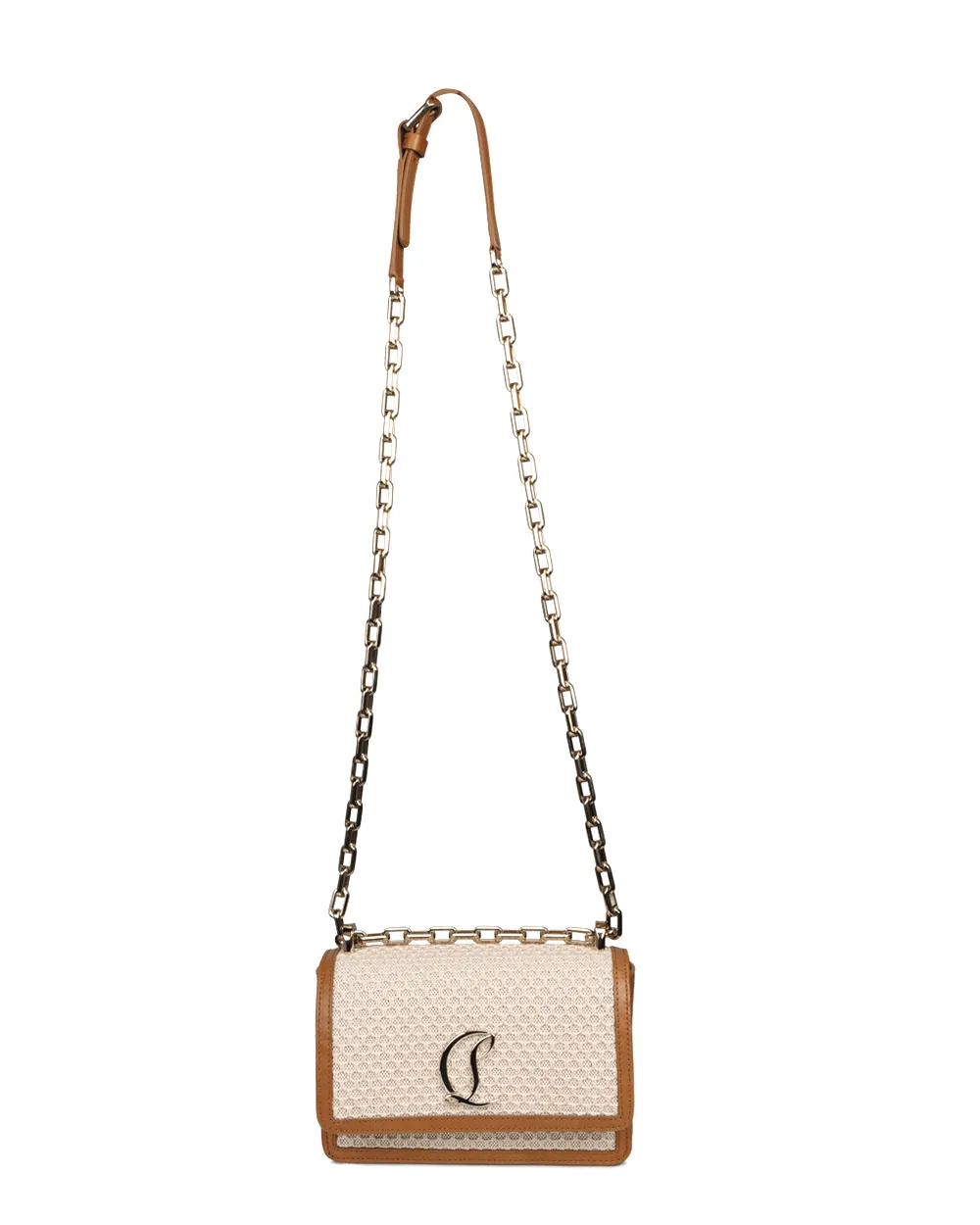 Small Loubi54 Canvas Crossbody Bag in Lionne