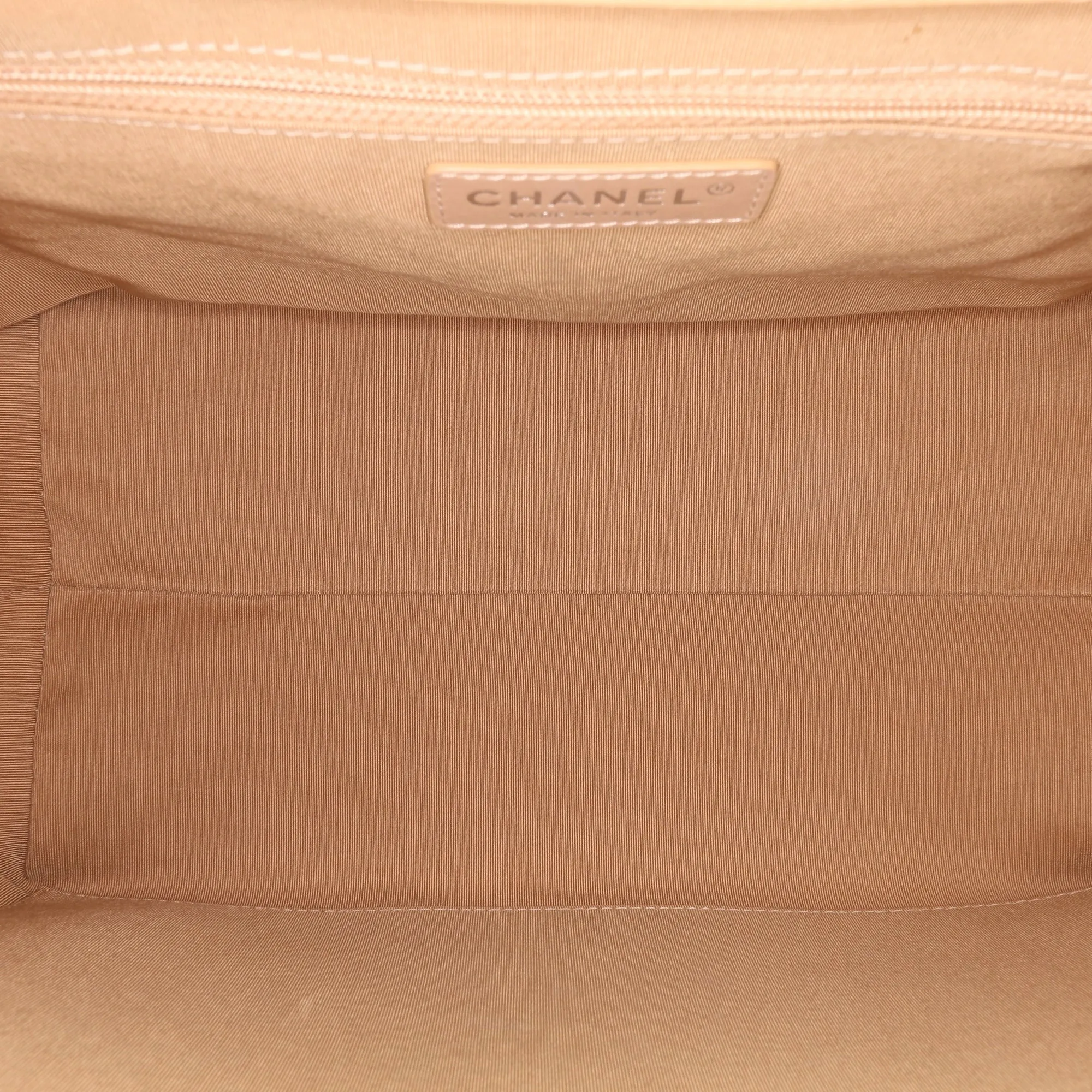 Small Quilted Calfskin Easy Shopping Tote