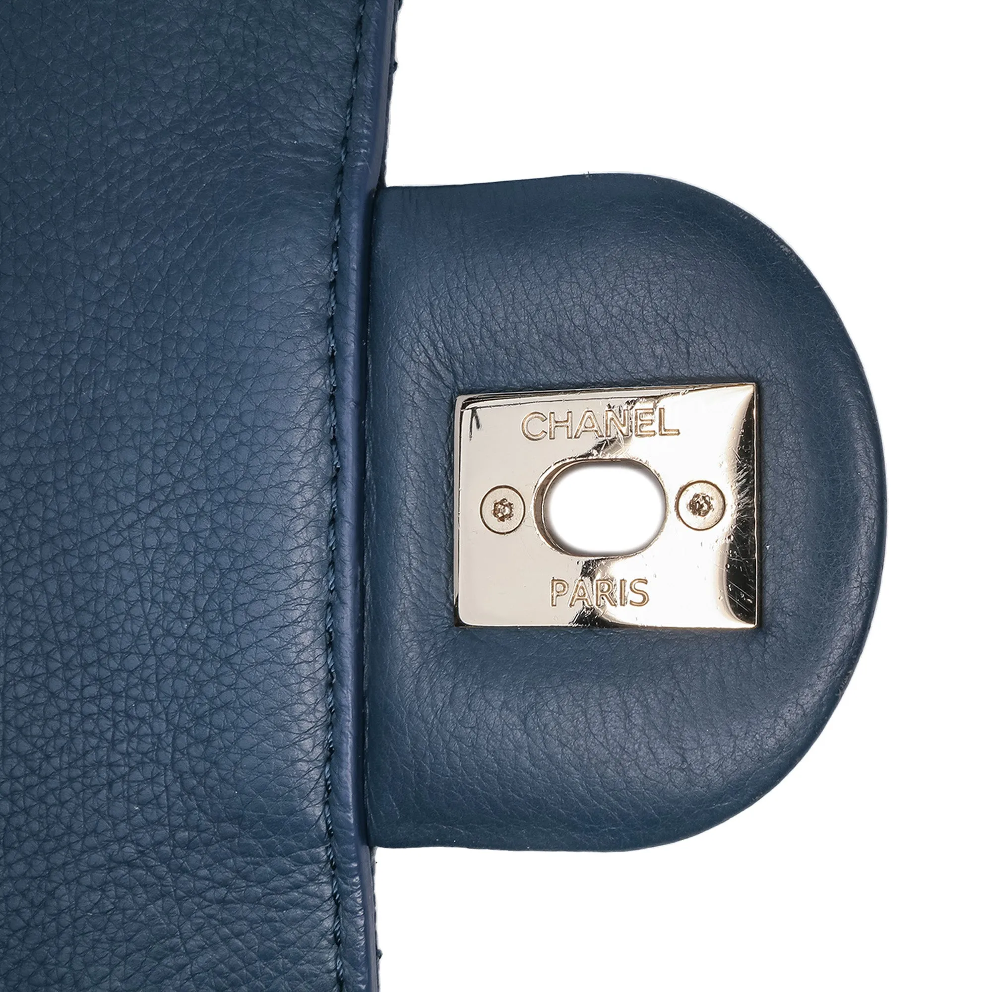 Small Quilted Caviar Studded Chain Handle Flap