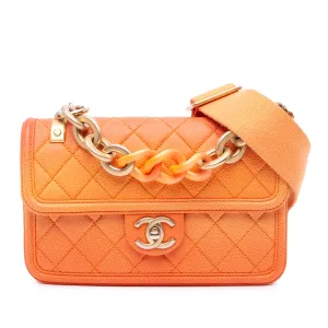 Small Quilted Caviar Sunset On The Sea Flap