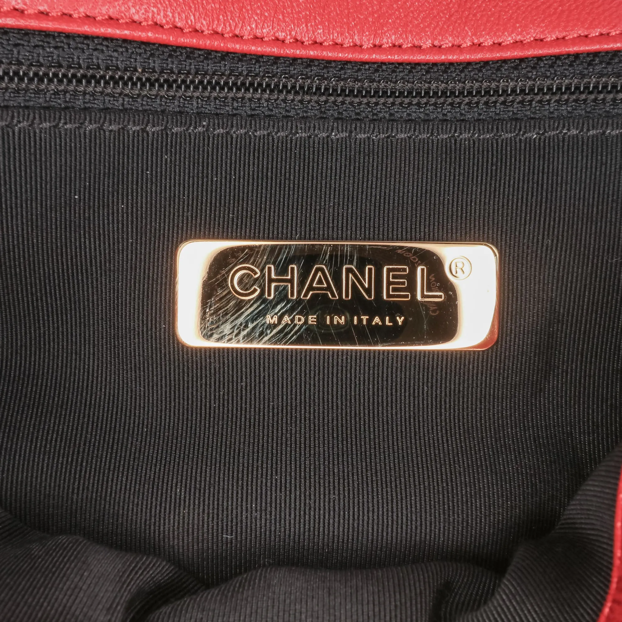 Small Quilted Lambskin Chain Link Flap