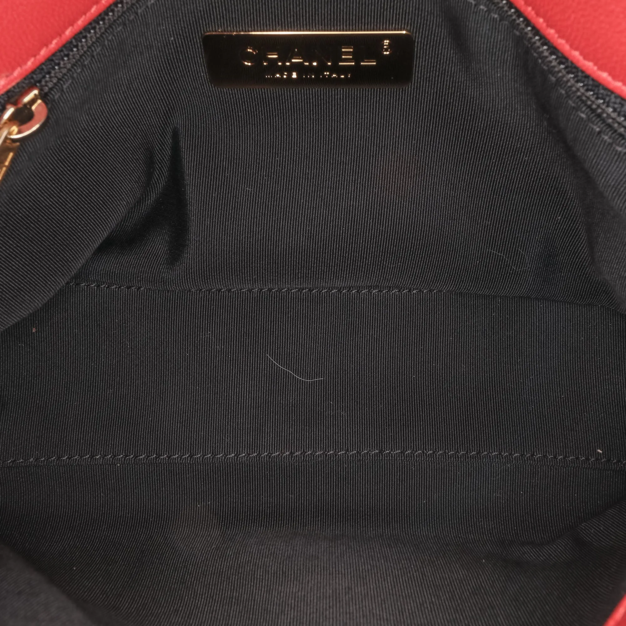 Small Quilted Lambskin Chain Link Flap