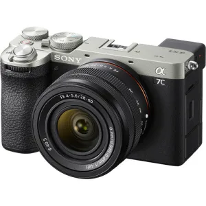 Sony a7C II Mirrorless Camera with 28-60mm Lens - Silver