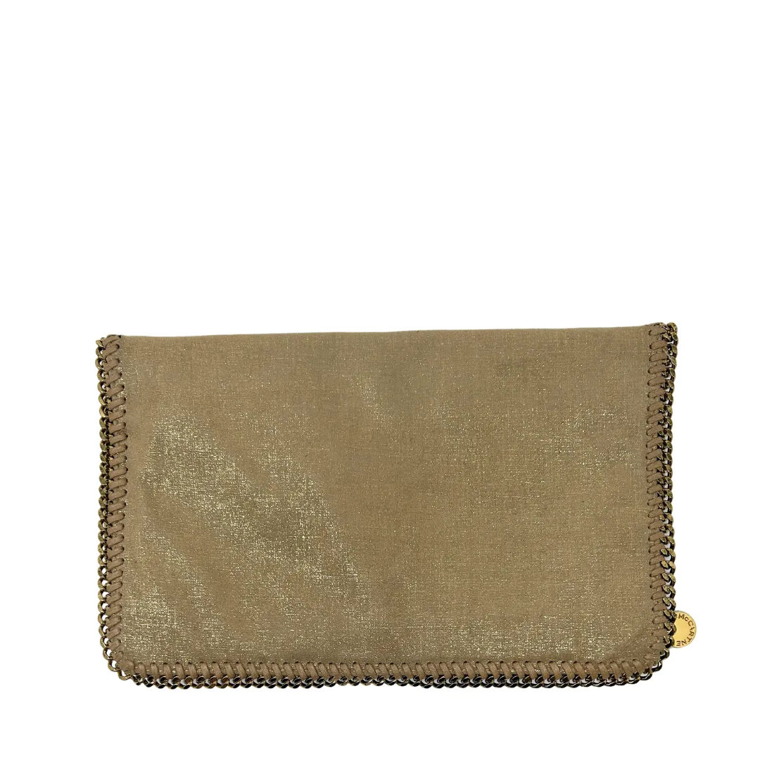 Stella McCartney Metallic Falabella Clutch