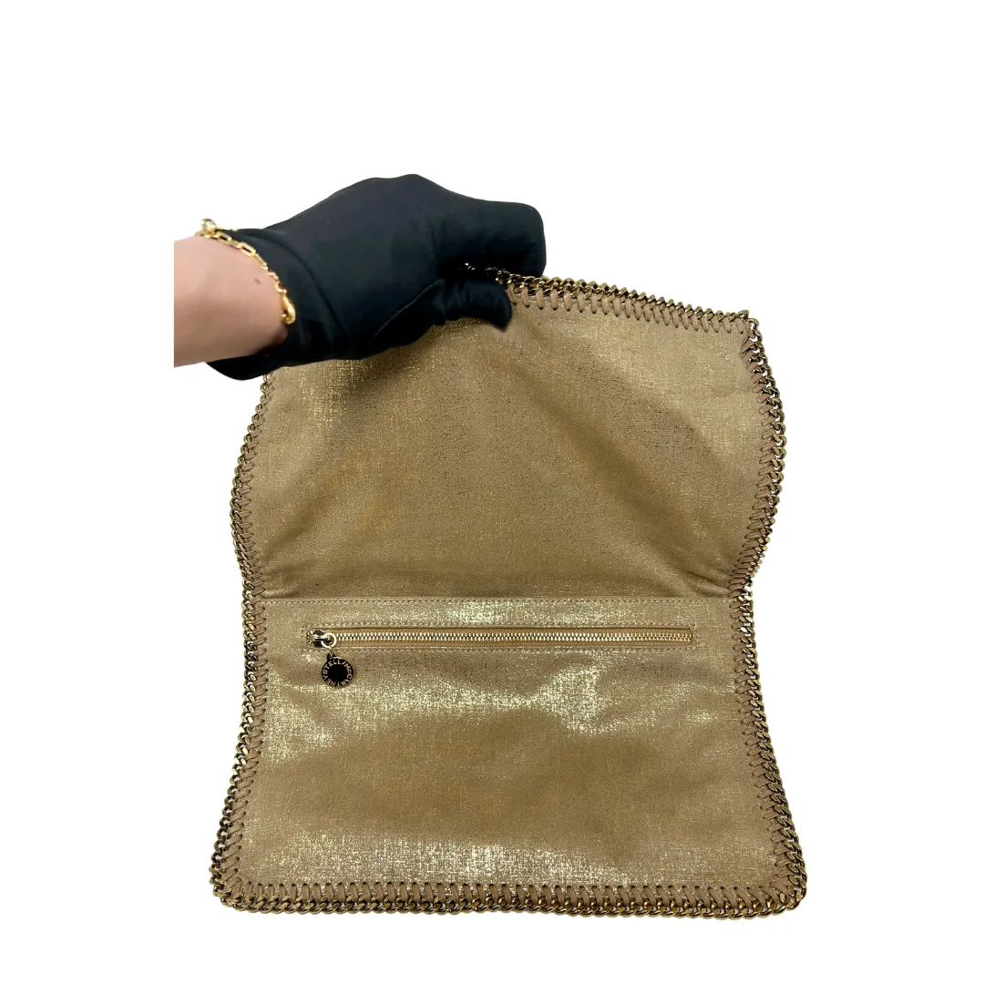 Stella McCartney Metallic Falabella Clutch