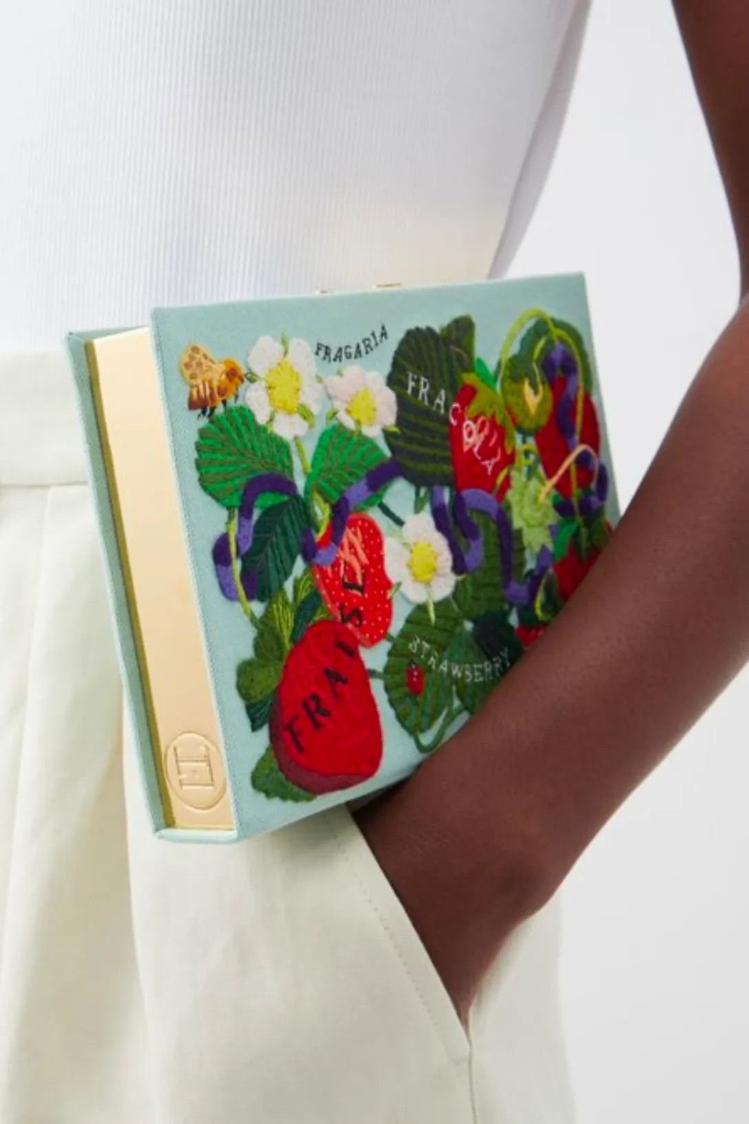 Strawberry Book Clutch