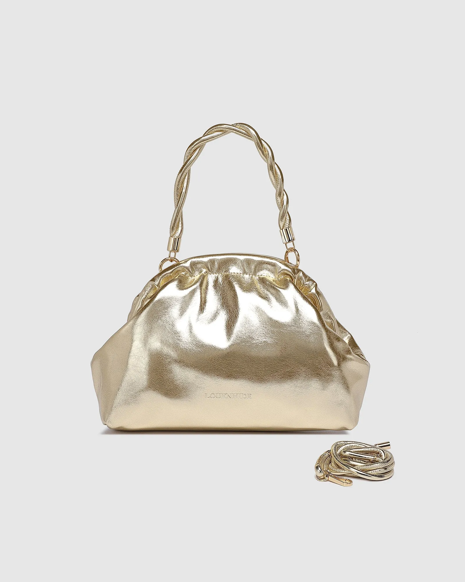 The Lotus Clutch Gold