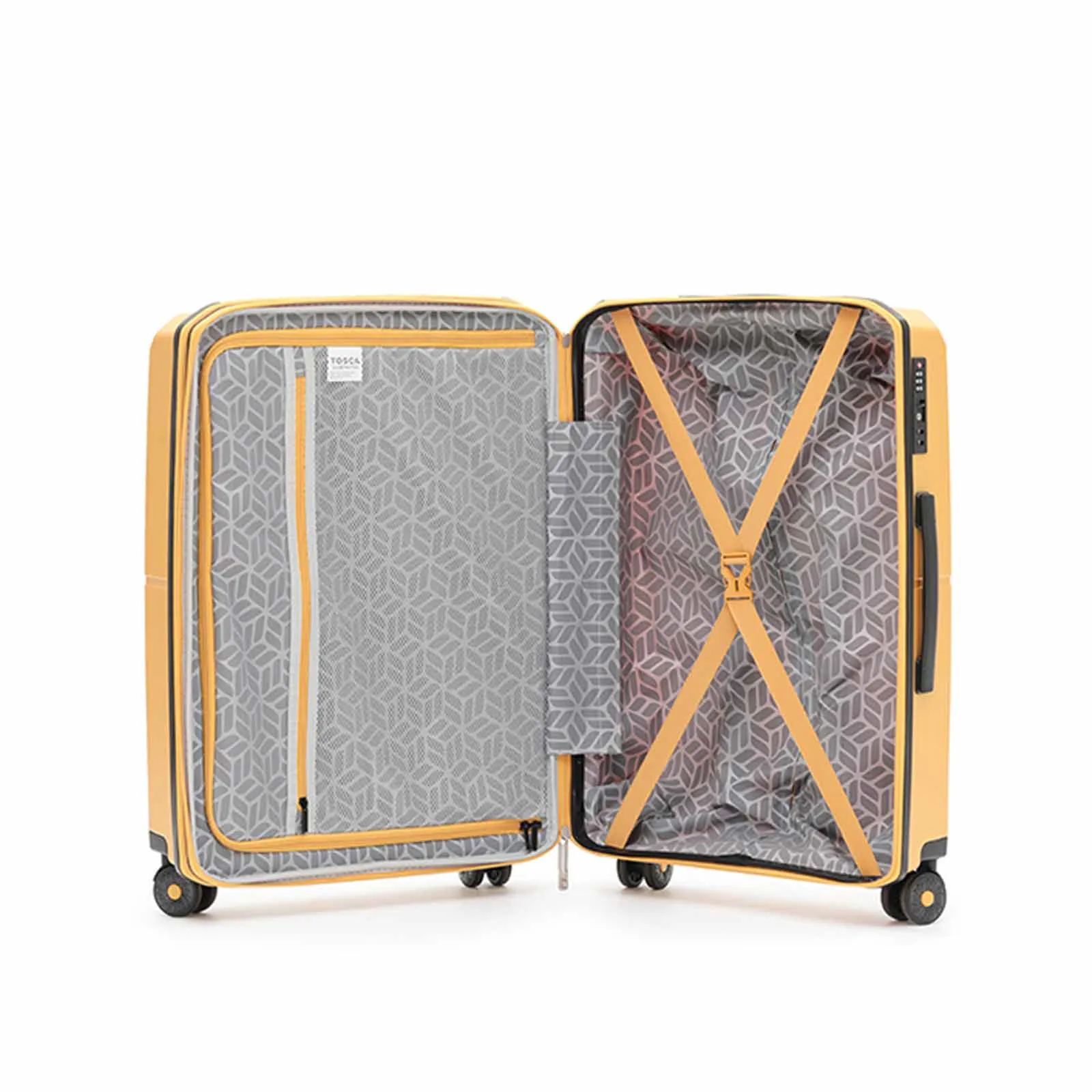 Tosca Globetrotter 25 Inch Medium Suitcase Gold