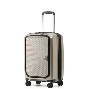 Tosca Space X 55cm Laptop Suitcase Champagne