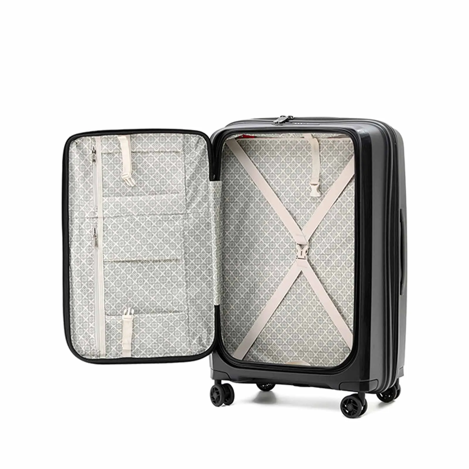 Tosca Space X 66cm Medium Suitcase Black