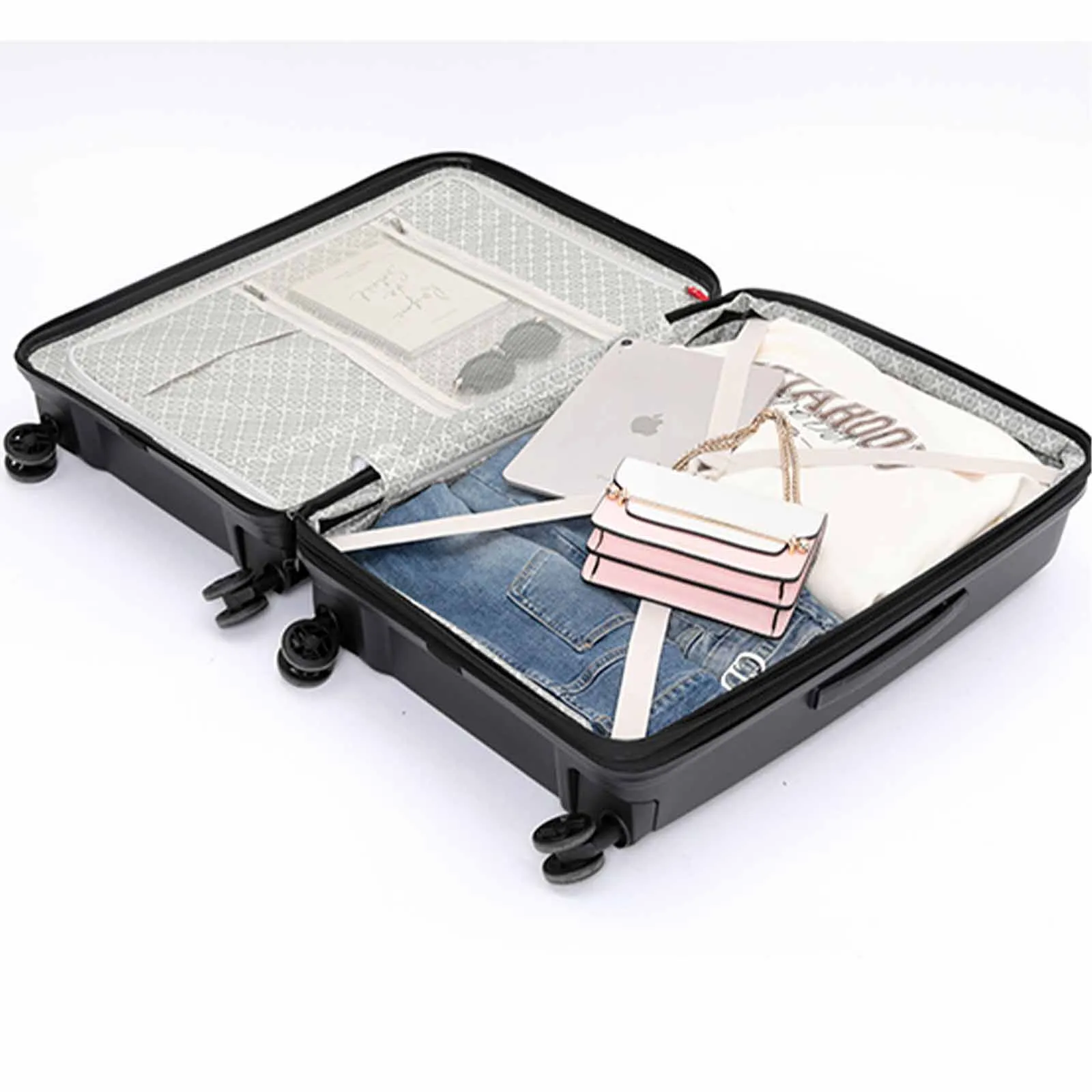 Tosca Space X 66cm Medium Suitcase Black