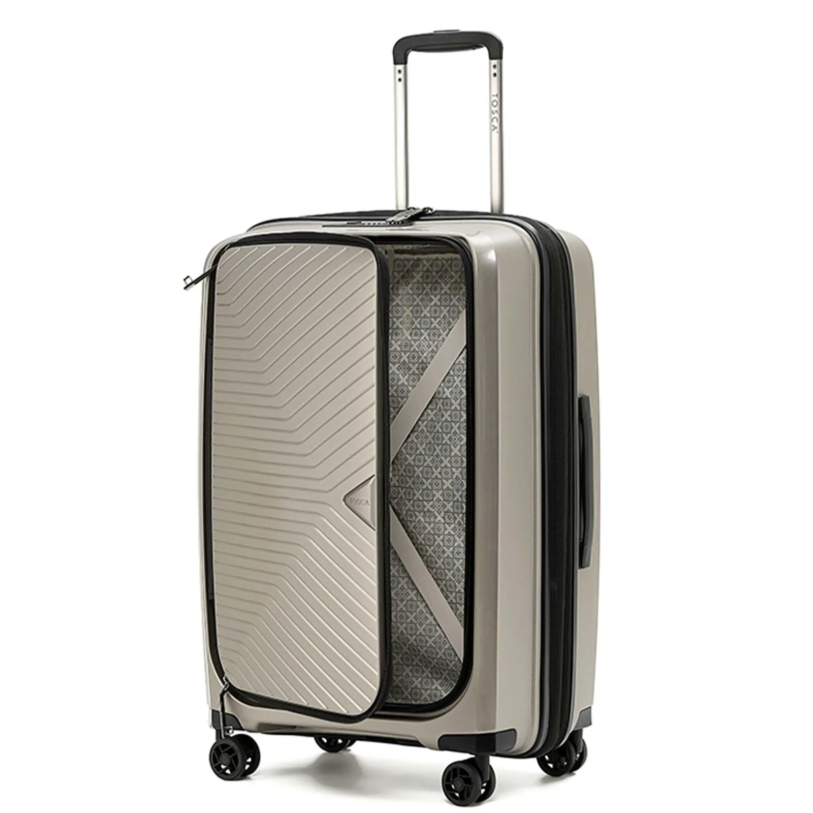 Tosca Space X 66cm Medium Suitcase Champagne