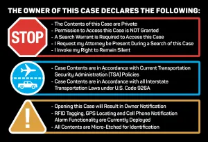 TRAVEL DECLARATION STICKER