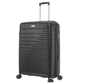Travel Mate 65cm Hard Shell Zipper 8 Wheel Xbag Trolley Case TSA L-343 B - Black