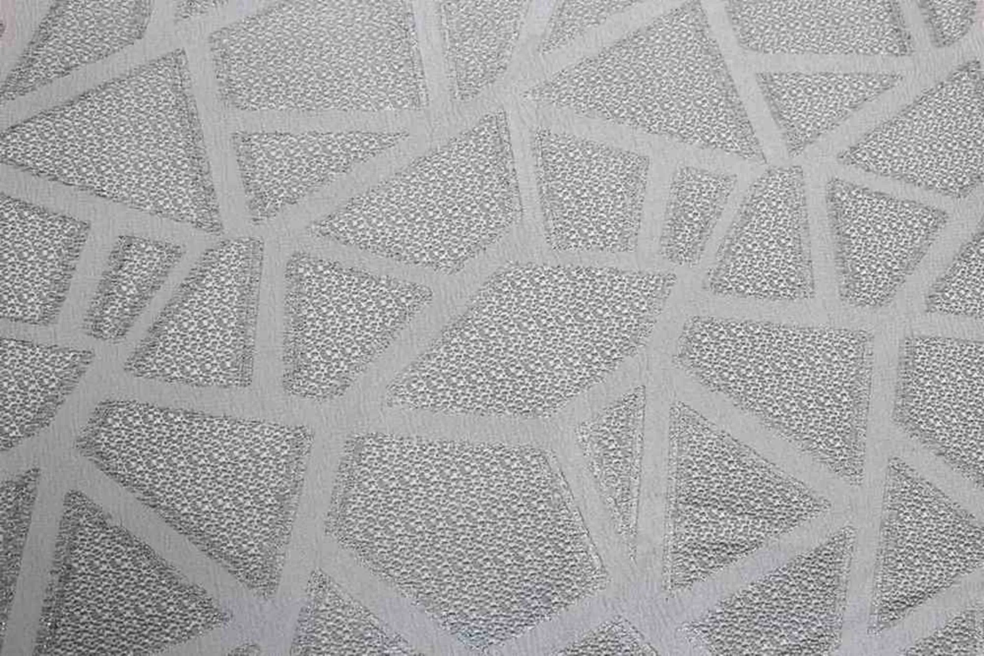 Triangle Metallic Jacquard Fabric, 58 Inch. in Width, | Home Decor