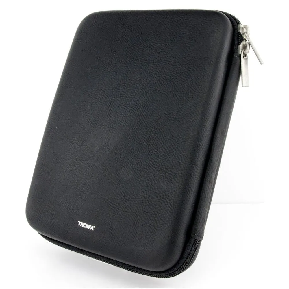 TROIKA Organiser: Hard Travel Case for Electronics, Cosmetics, Meds: Black