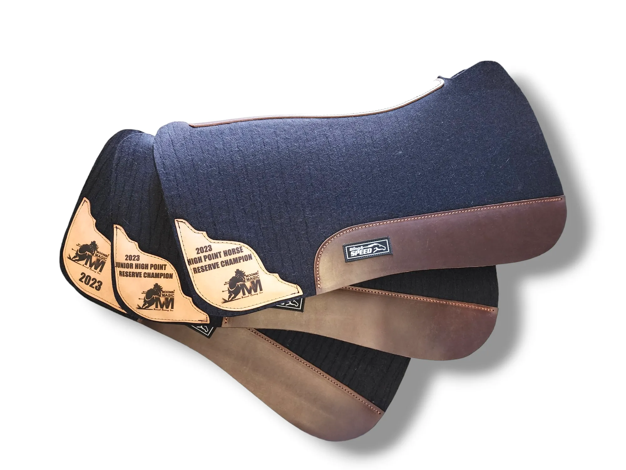Trophy Patches for Saddle Pads