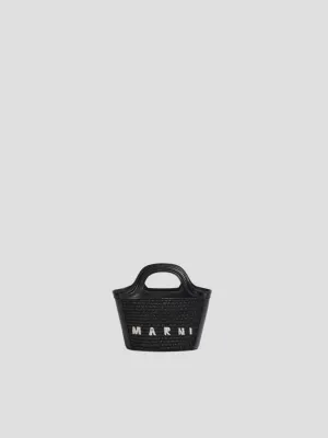Tropicalia Micro Bag in Black