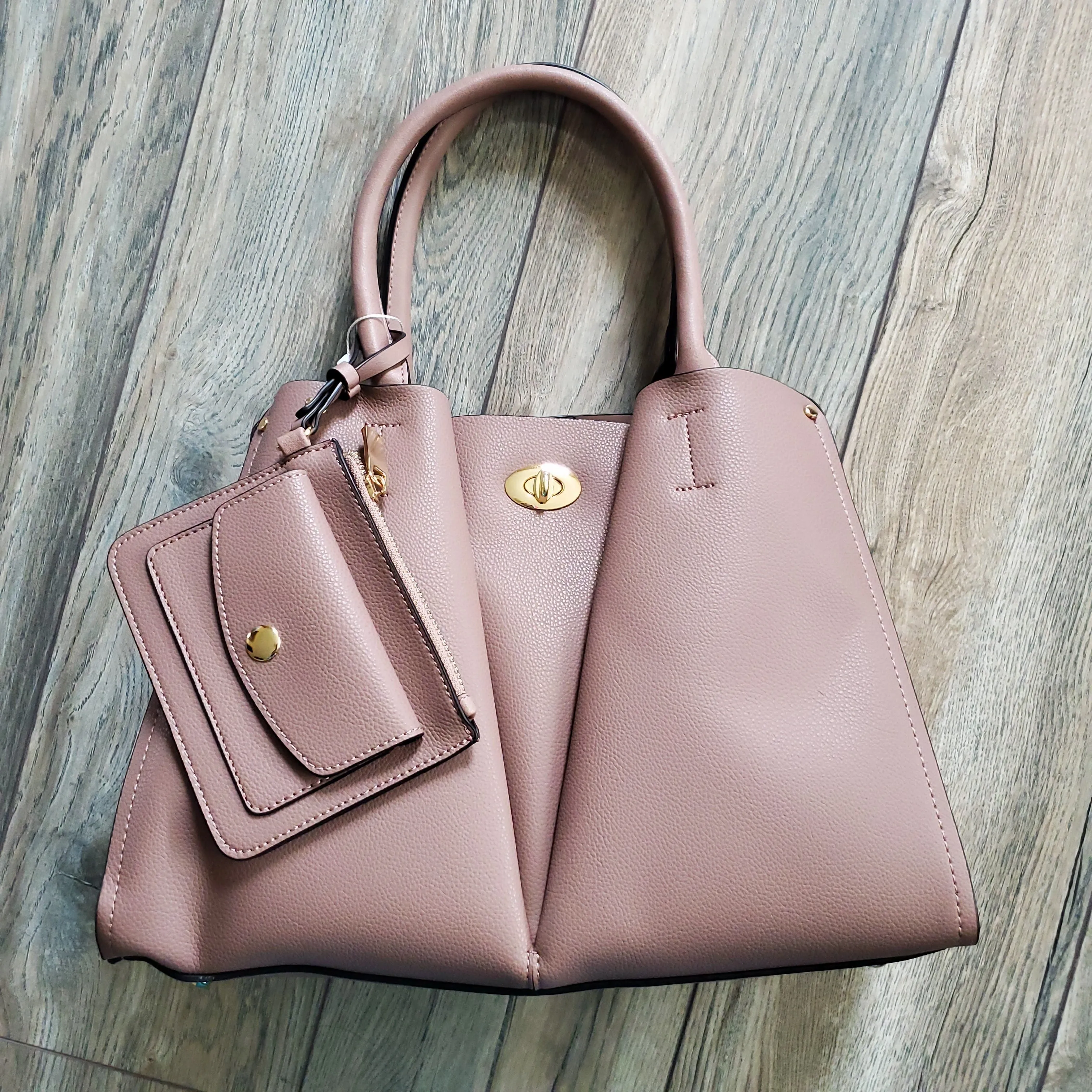 Twist Lock Multi Compartment 2-in-1 Satchel
