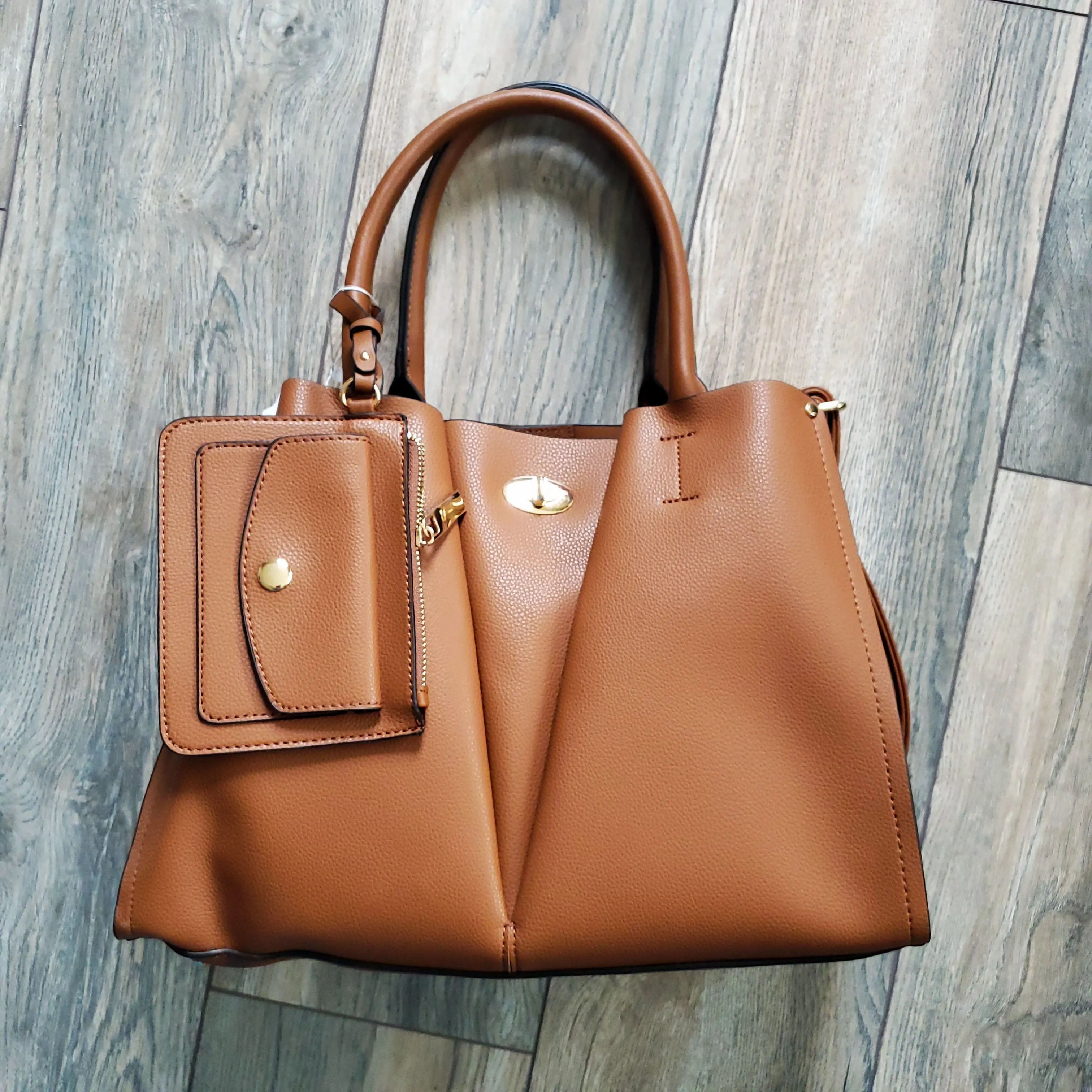 Twist Lock Multi Compartment 2-in-1 Satchel