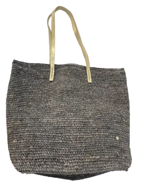 Tybee Raffia Crochet Beach Tote Bag