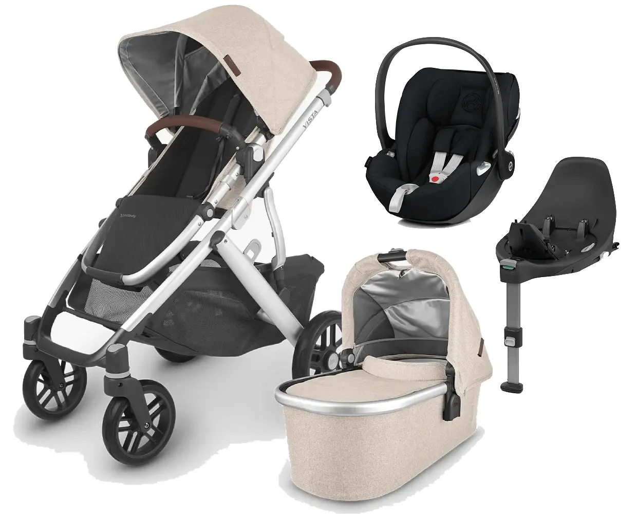 UPPAbaby Vista V2 with Cloud T Car Seat and Base - Declan