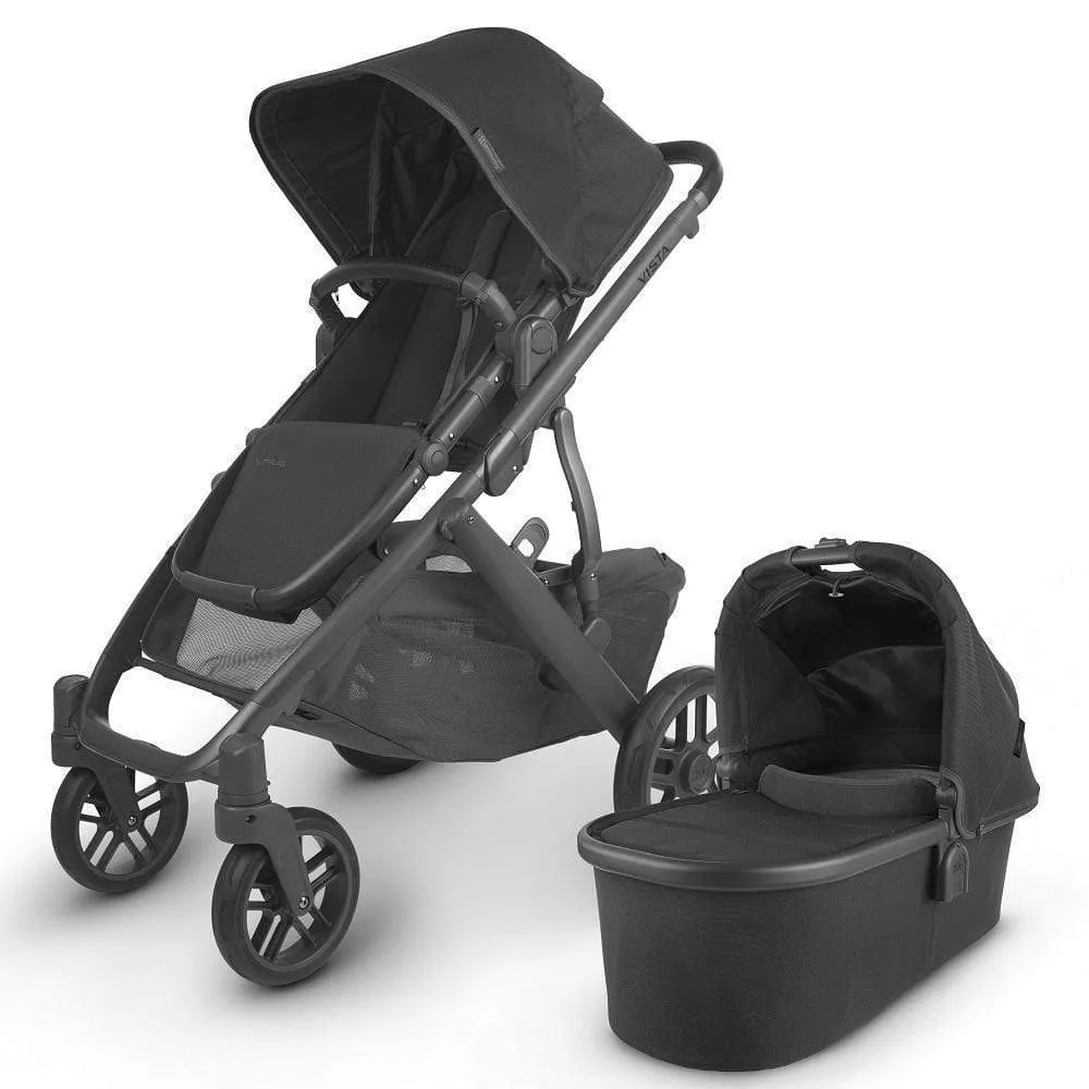 UPPAbaby Vista V2 with Pebble 360 Car Seat and Base - Jake Black