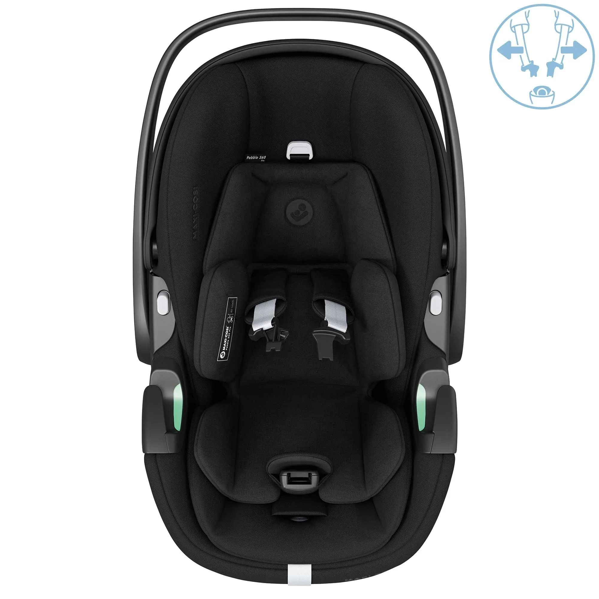 UPPAbaby Vista V2 with Pebble 360 PRO 2 Car Seat and Base - Jake Black