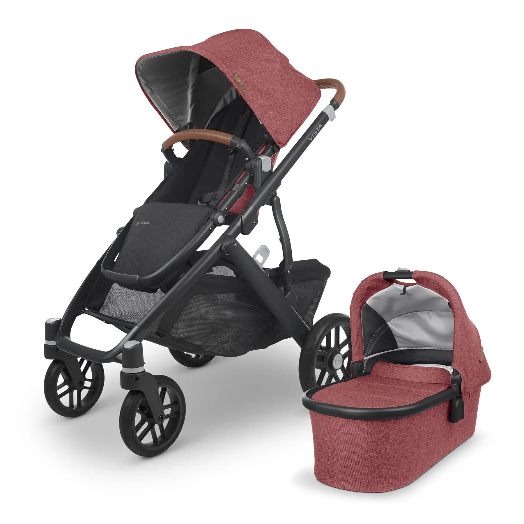 UPPAbaby Vista V2 with Pebble 360 PRO 2 Car Seat and Base - Lucy