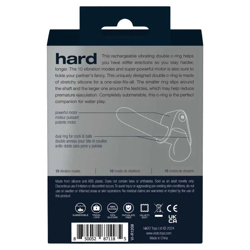 VeDO Hard Vibrating Dual Penis Ring