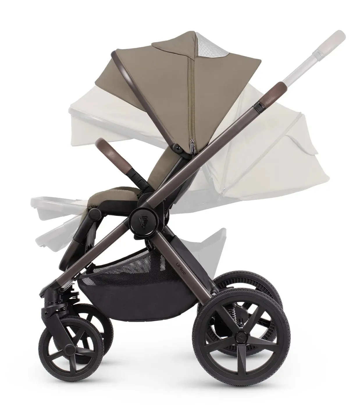 Venicci 3 in 1 Tinum UPLINE SE (Cabriofix i-Size) Travel System - Powder