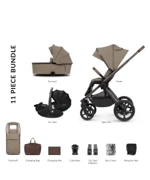 Venicci 3 in 1 Tinum UPLINE SE (Pebble 360 PRO2) Travel System - Powder