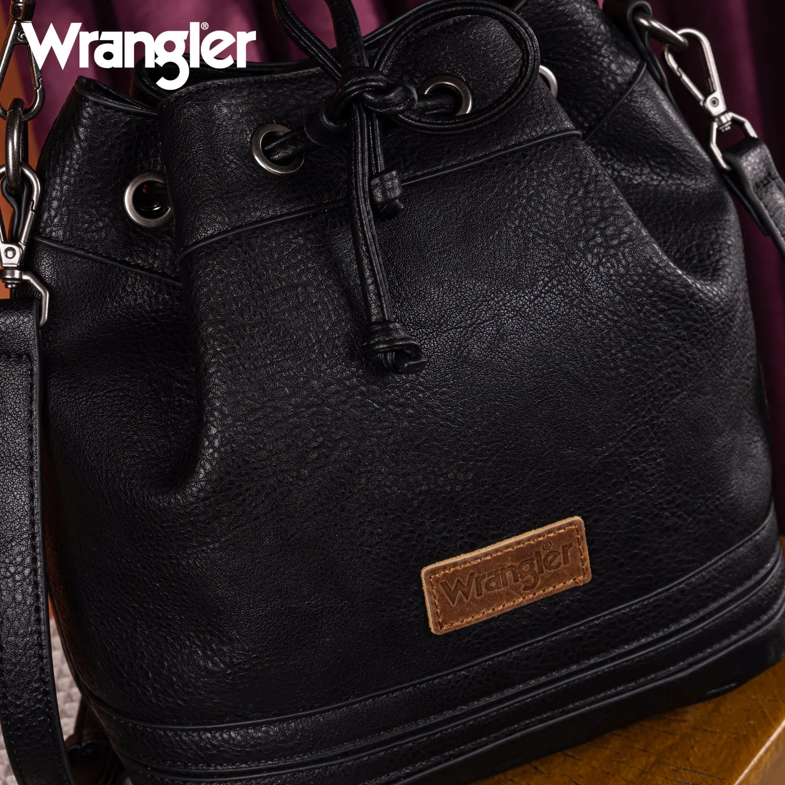 WG186-2029  Wrangler Classic Drawstring Bag/Crossbody