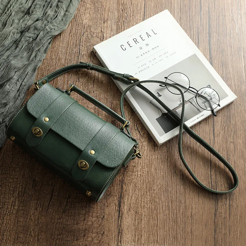 Women's Best Satchel Bags Green Satchel Bag Small Leather Satchel