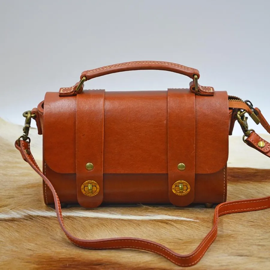 Women's Best Satchel Bags Green Satchel Bag Small Leather Satchel