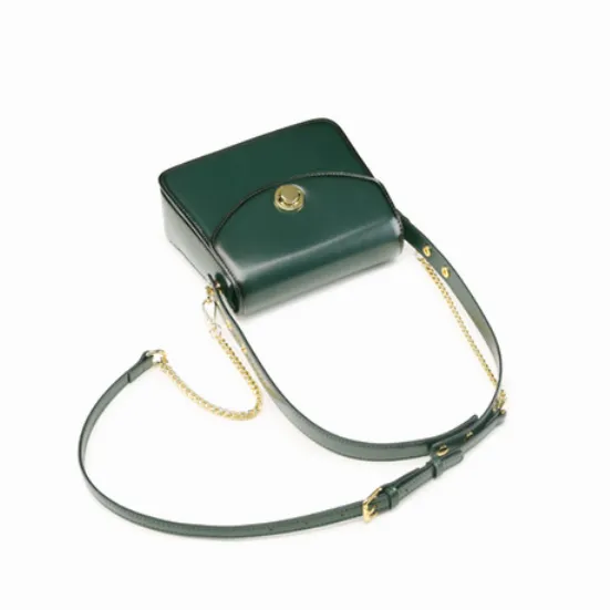 Womens Leather Small Satchel Underarm Bags Purses