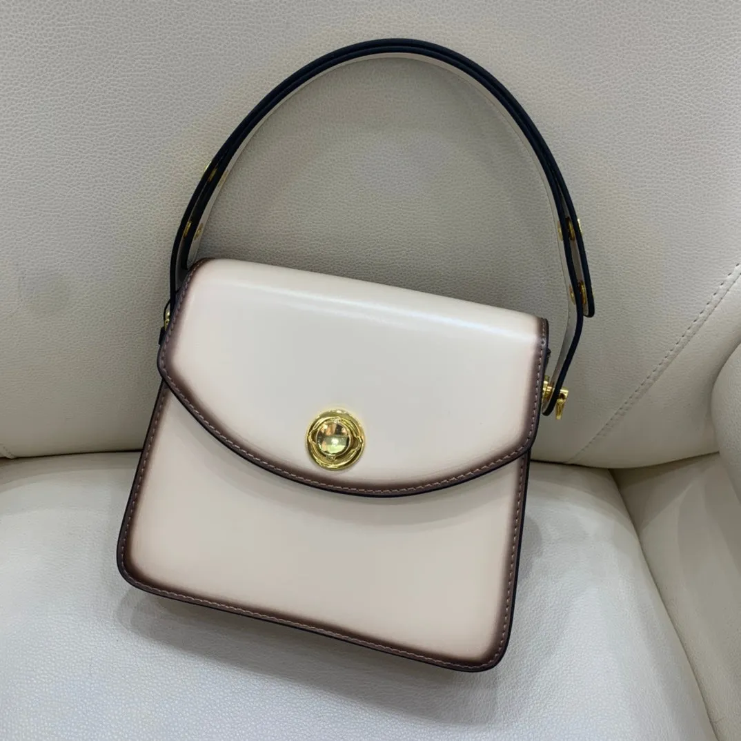 Womens Leather Small Satchel Underarm Bags Purses